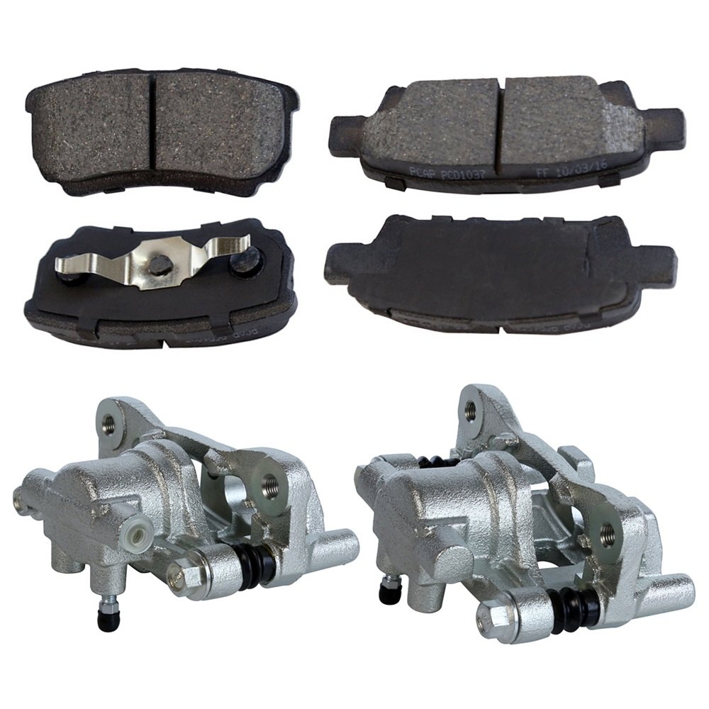 Front & Rear Brake Rotors And Ceramic Pads Kit For Jeep Compass, Patriot, Dodge Avenger, Caliber