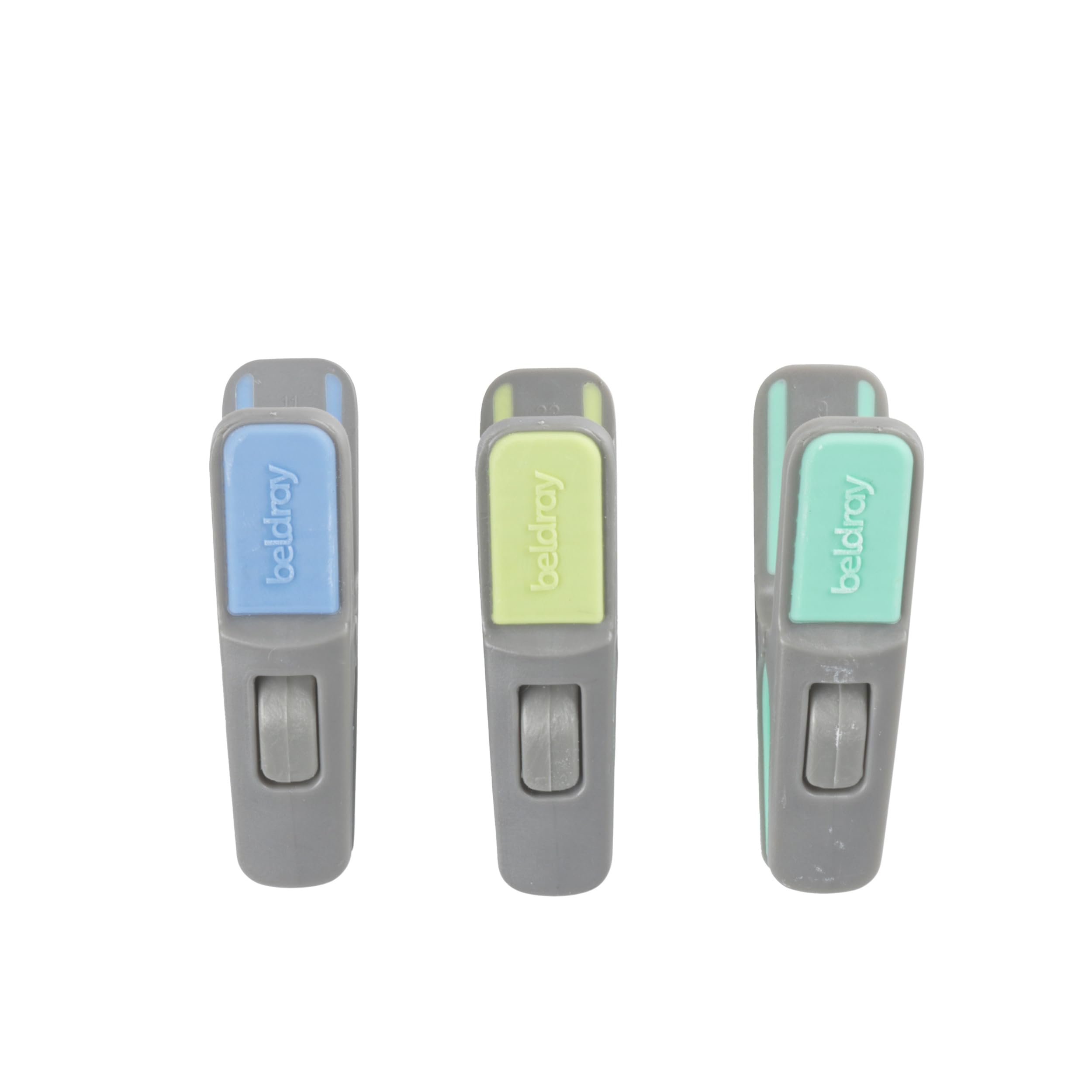 Beldray Grey 48 Ultimate Grip Pegs – Secure Rubber Grip, Washing Line Pegs, Windproof Clothes Clip, Made From Recycled Plastic, Anti-Slip Clothes Grip, Anti-Twist Design, Moisture & Rust Resistant