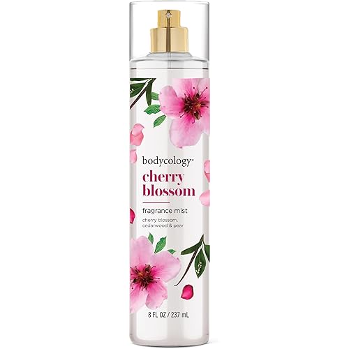 Bodycology Long-Lasting Fragrance Body Mist, Cherry Blossom, 8 fl oz