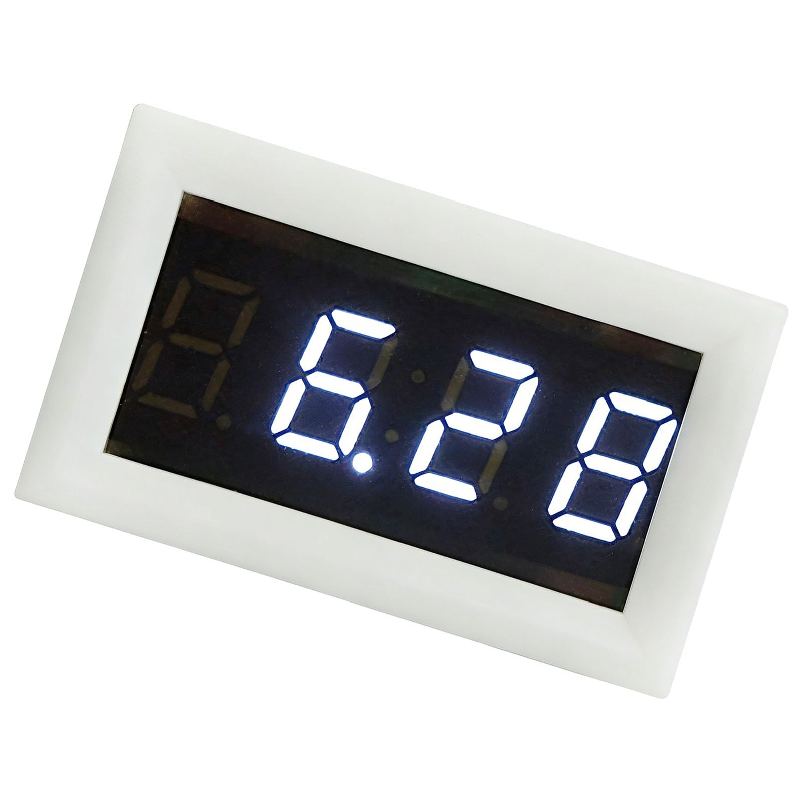 QIAOLIDA Car Digital Voltmeter With Temperature Monitor And Clock LED Display For Vehicle Battery Voltages Measurement