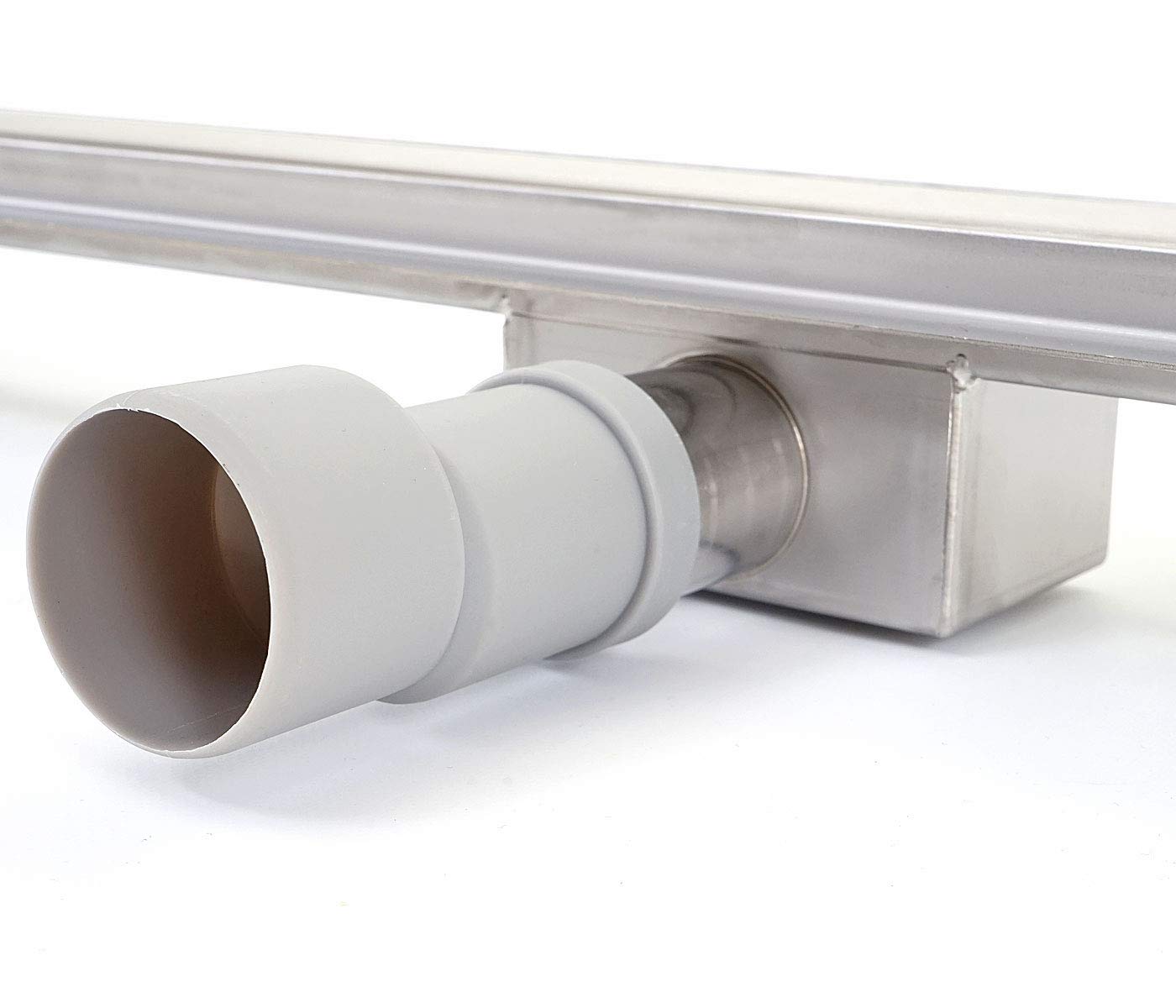 Mendler HWC-D94a - Canaleta para desagüe de ducha (sifón de acero inoxidable, 50-120 cm)
