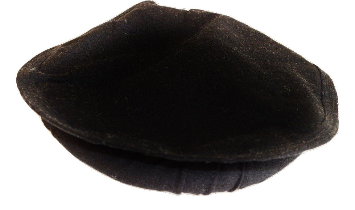 Desert Dress ONE SIZE BROWN BEIGE WHITE Afghan Pakol Pakul Hat NWFP Taliban Gear Afghani Mens Tribal HeadS Gear Head (Black)