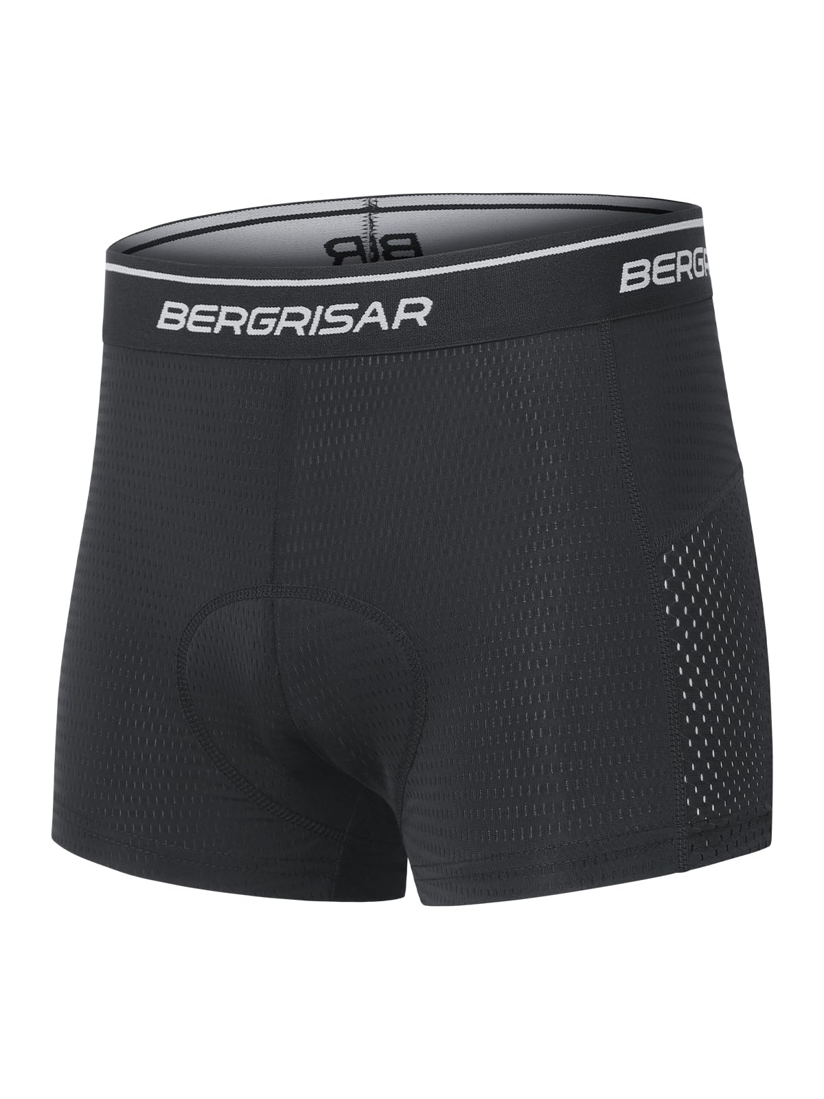 BERGRISAR Fahrradunterhose Radunterhose für Herren 4D Gepolstert Fahrradhose Fahrrad Rennrad Unterwäsche