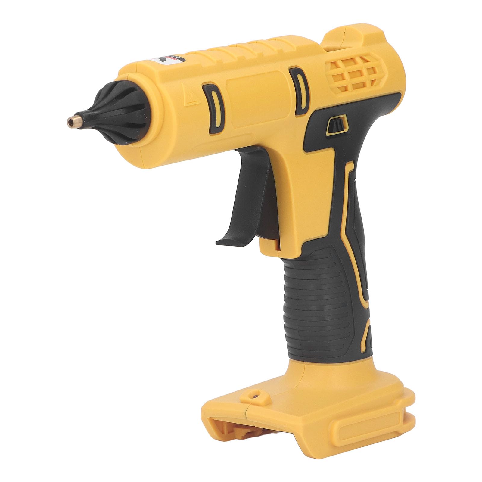 Topyond Portable Battery-Powered Hot Glue Gun - 100W Rapid Heating, Cordless with LED Light