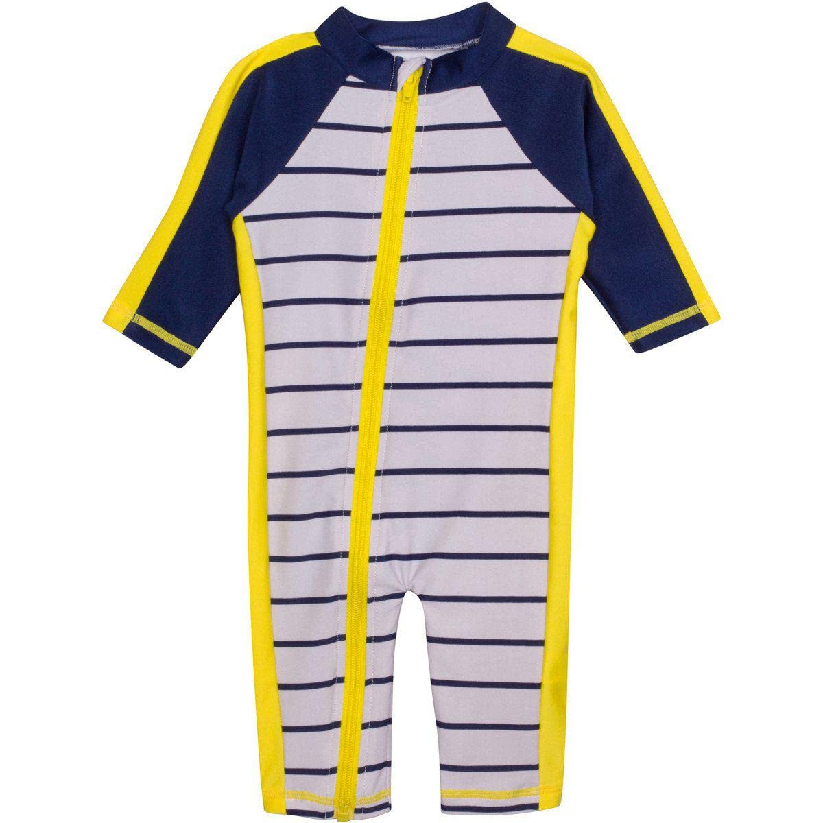 SwimZip UPF 50+ Boys Long Sleeve Sunsuit (Multiple Colors)