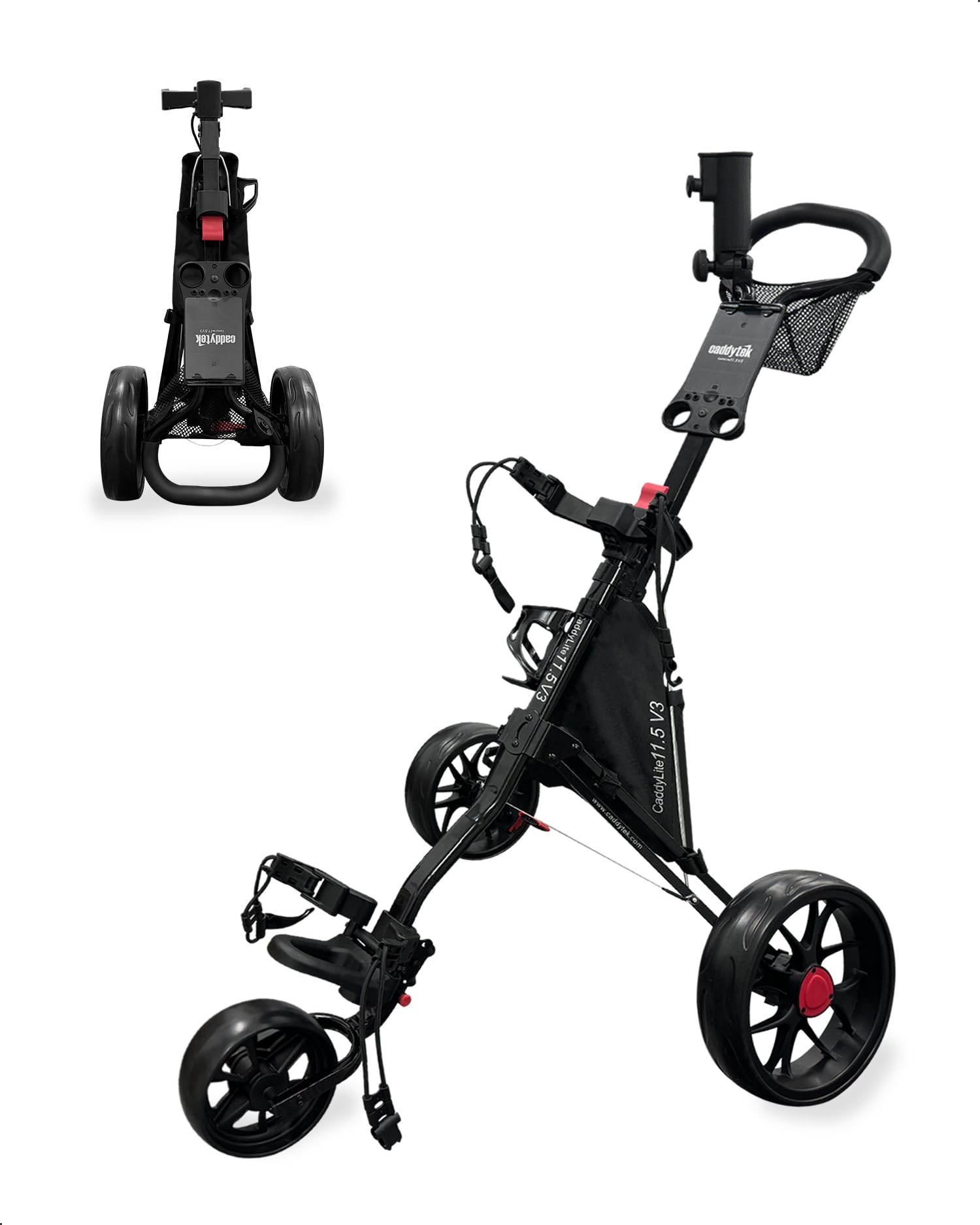Amazon.com: Caddytek CaddyLite 11.5 V3 Golf Push Cart