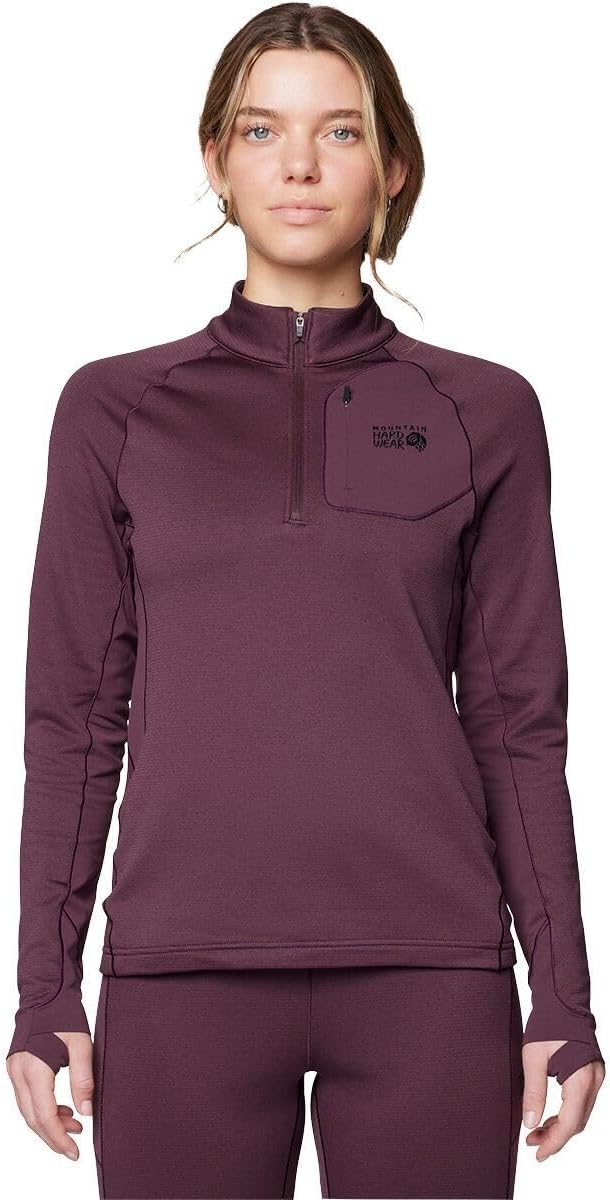 Mountain Hardwear womens Up First™ Tech Fleece Quarter Zip