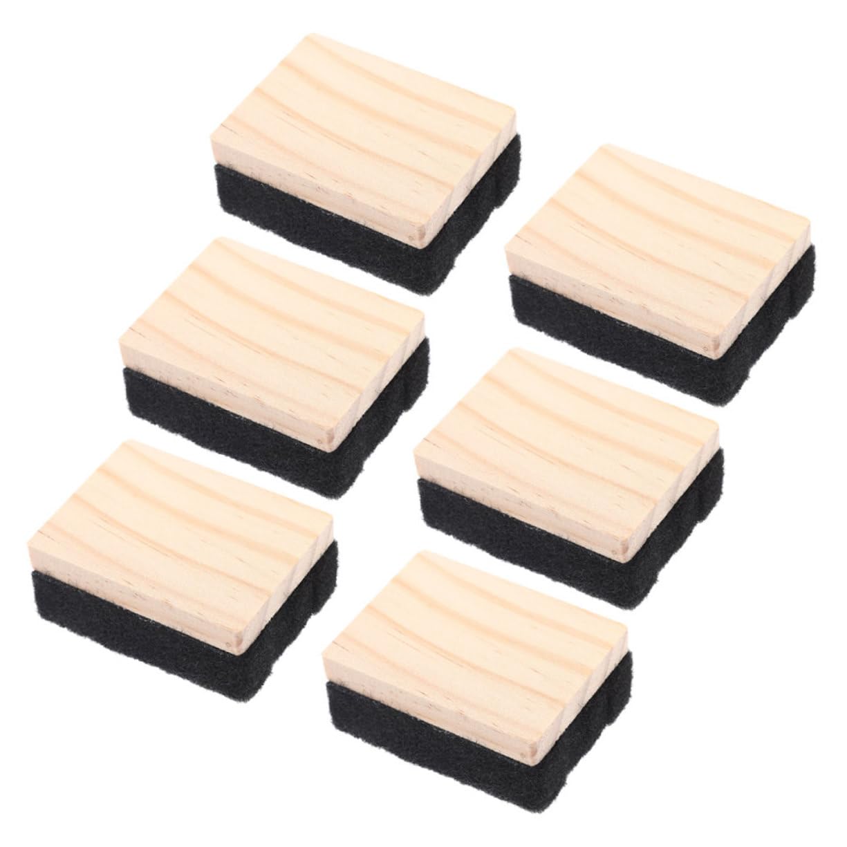 VILLCASE 5 Sätze Tafelradierer Aus Holz Wischen Whiteboard-reiniger Whiteboard-marker Kreidetafel Löschbare Stifte Schwarz Textmarker Stifte Mit Ständer Gefühlt 6 Stück * 5