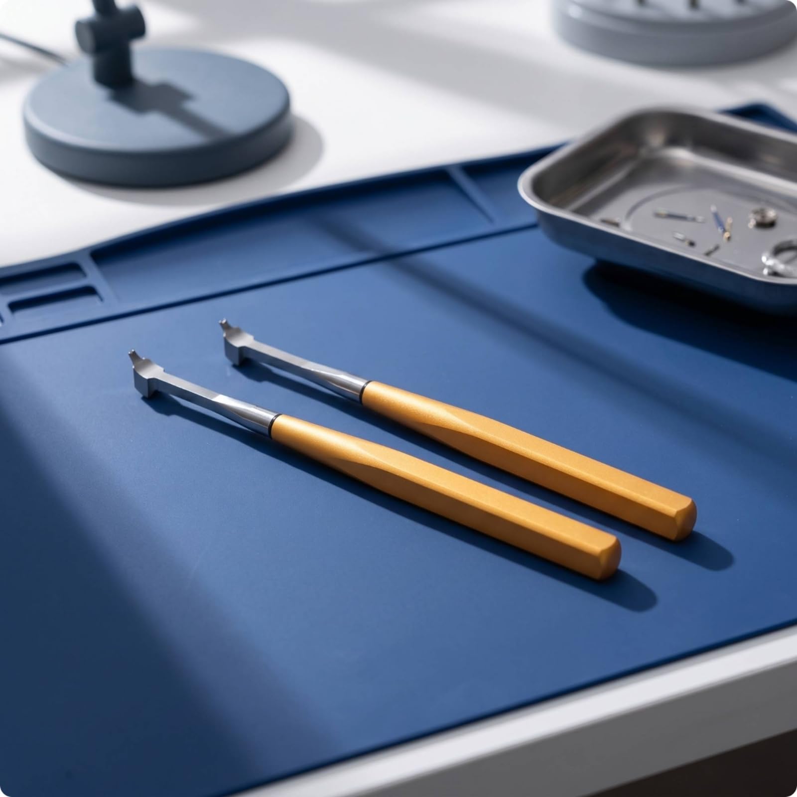 TISHITA set Uhrmacher Werkzeug set Zeigerabheber Zeigerheber Zeigerentferner Feinmechanik Hebel mit Schmalen Haken Und Stabilem Metallkörper für Uhrmacher Hobby Reparatur Und Wartung, Array, Lila