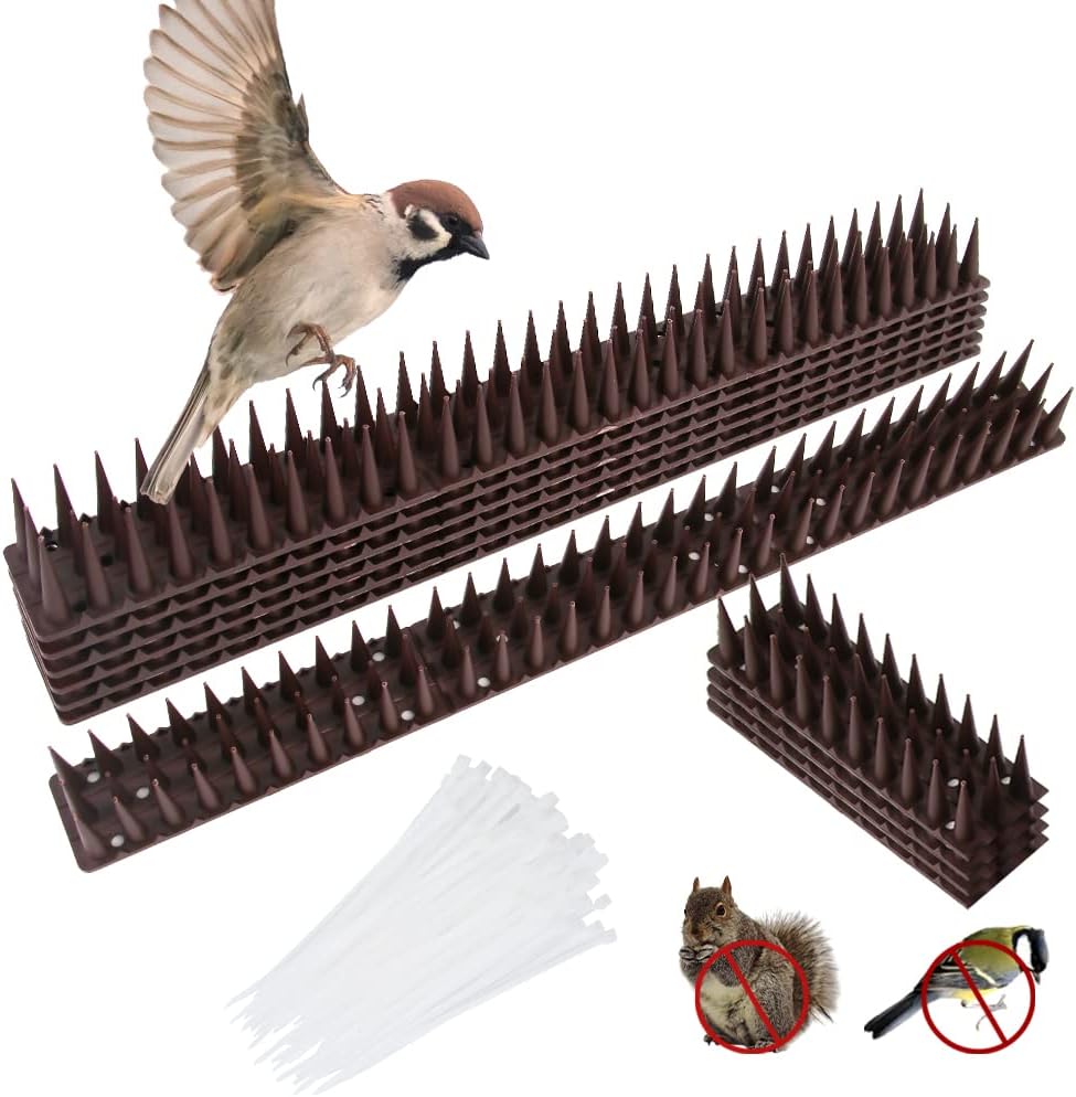 Pigeon Repellent Spikes Bird Repellent Spikes Plastic Brown 10 Pigeon