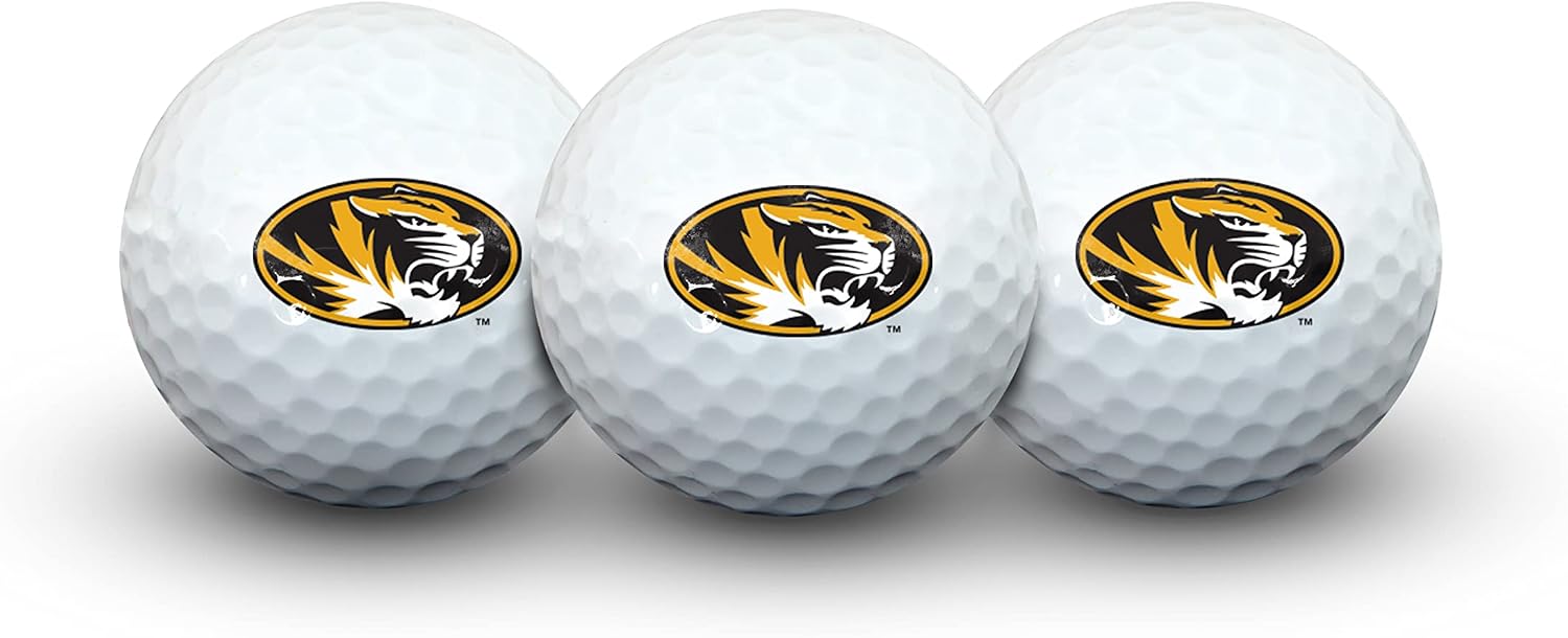 Team Effort Missouri Tigers Golf Ball 3 Pack
