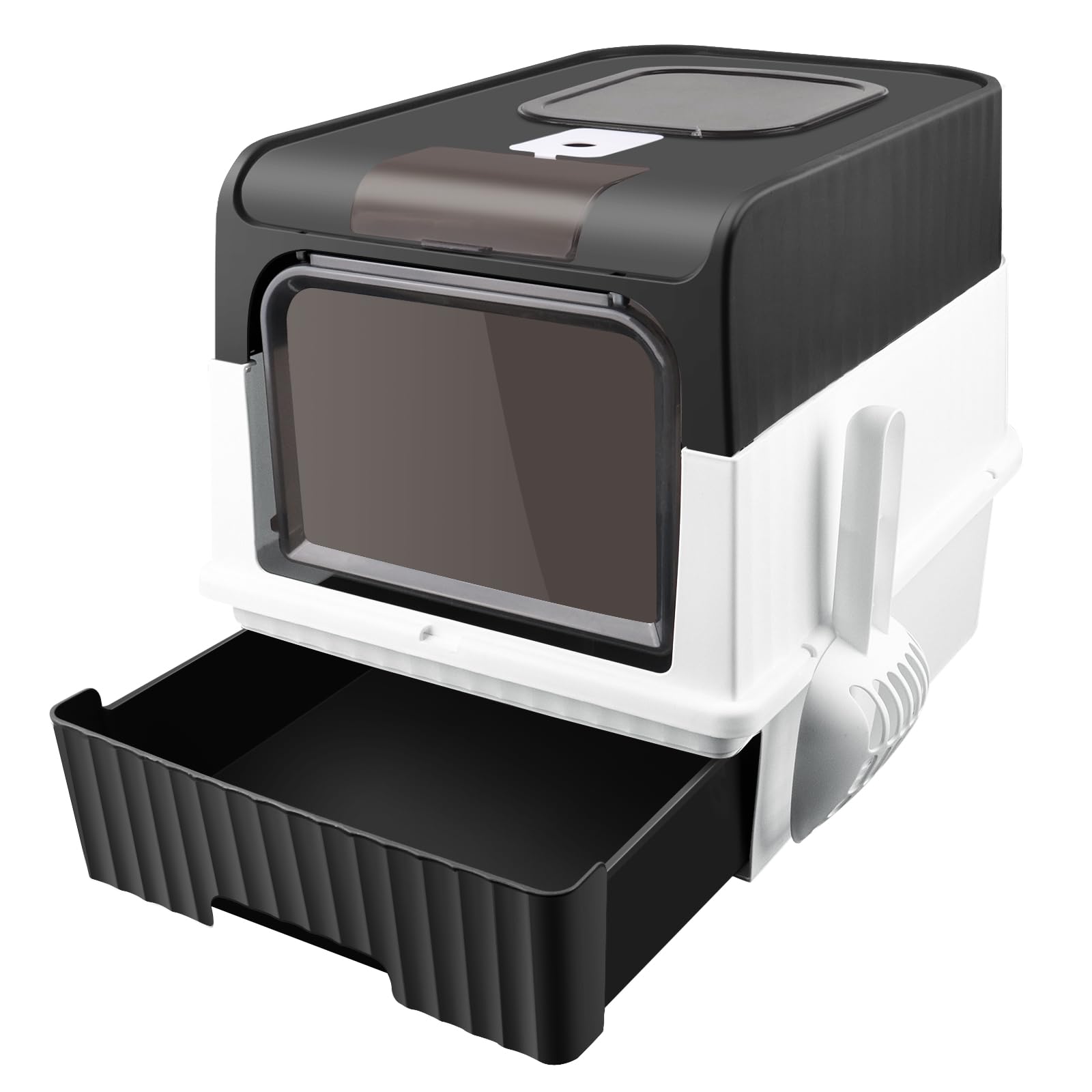 Toilette Per Gatti Romeo Con Filtro Eco Honey - Plastica Riciclata, Antiodore, Facile Da Pulire - Foto 9