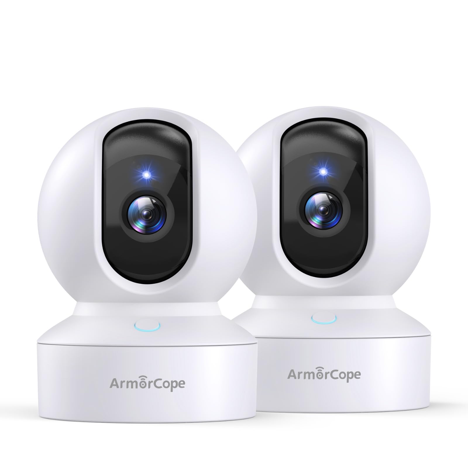 Armorcope Pet Camera, 2K HD Dog Camera with Phone APP, 360° Pan/Tilt View Puppy Cam, One Click Call for Baby Monitor, MagivPix Night Vision,Motion