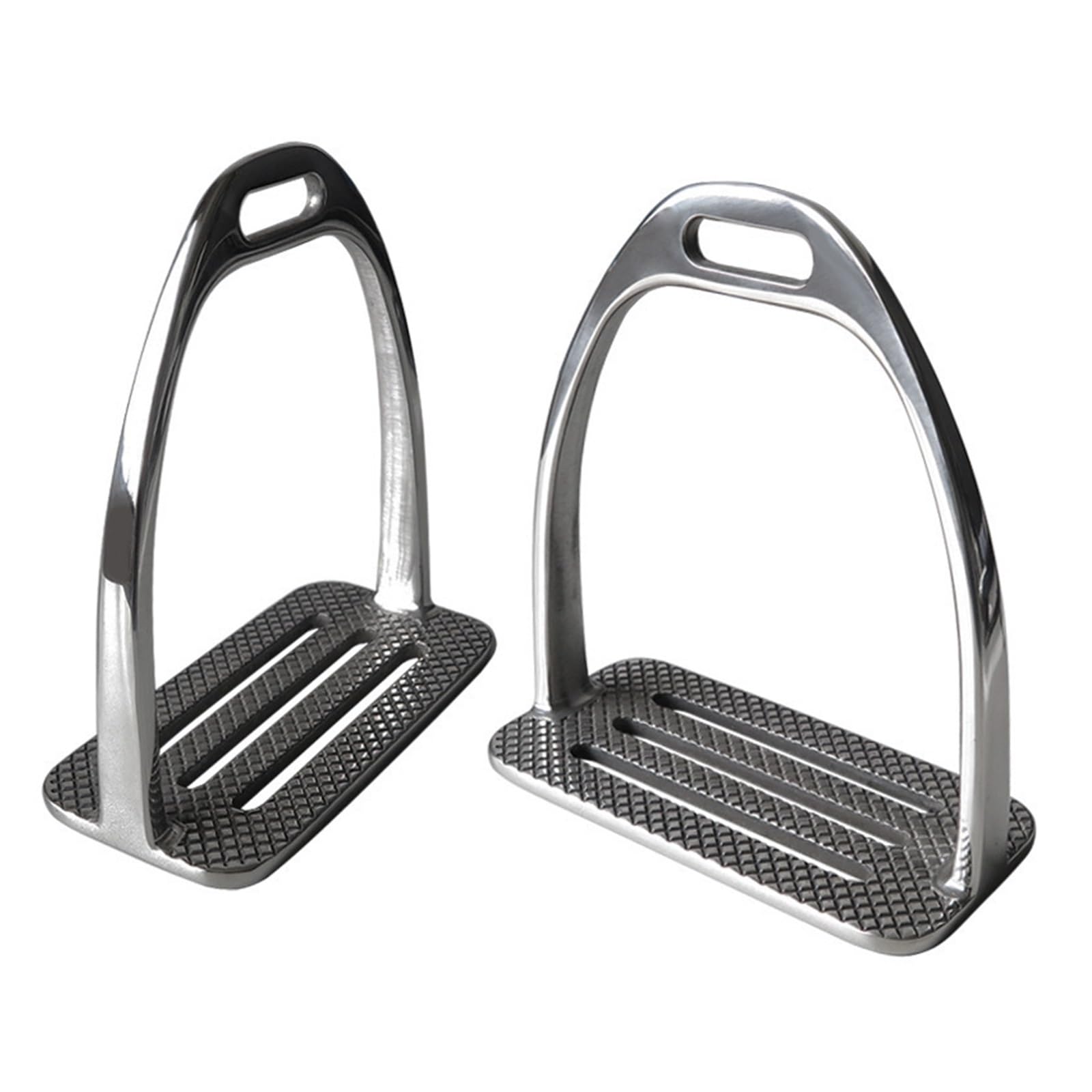 Staffe for Equitazione Protezione for In Acciaio Inossidabile | Staffe for attrezzatura equestre da sella for uomo(Silver)