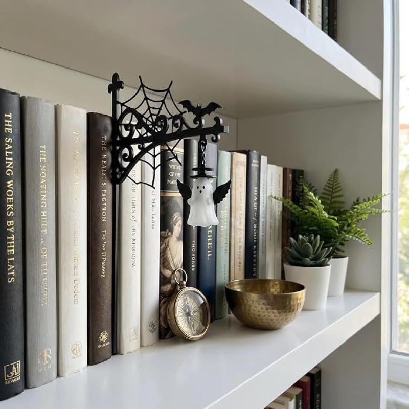 Siebkorb Library Lantern-Decorative Bookshelf Lighting, Vintage Fantasy Book Nook Lamp, Magic Reading Light for Bookworms, Portable Shelf Decor, Enchanting Gift for Literary Lovers (F 1PCS)