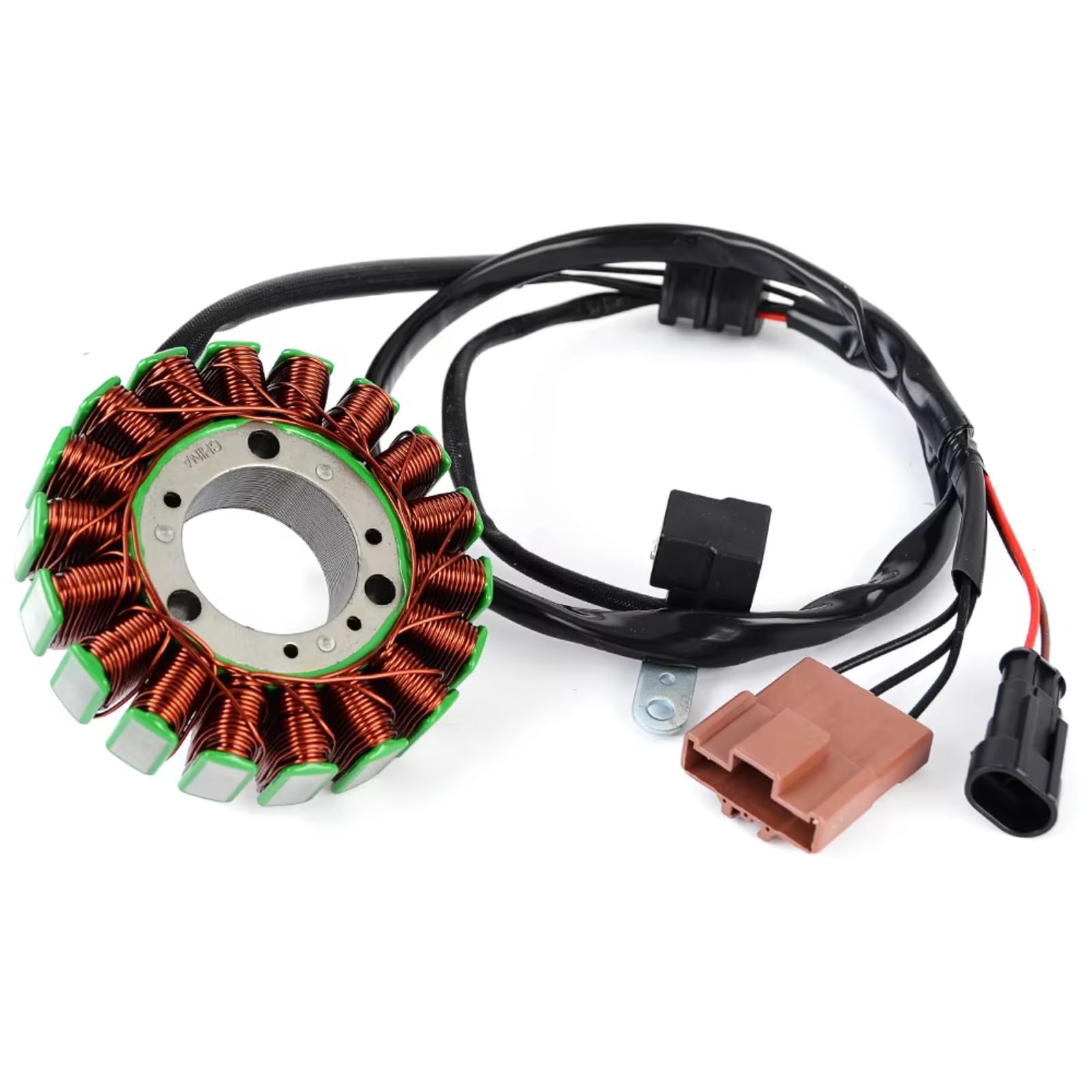 Motocicletta Bobina di accensione Compatibile con Piaggio per Beverly per 400ie per Tourer per E3 2006 2007 2008 2009 Bobina Statore Magnete Generatore Moto Accessori 58108R
