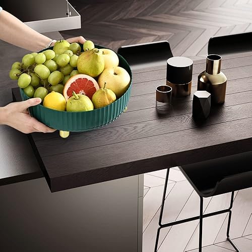 Miniatura 8 de Lazy Susan - Estante de almacenamiento giratorio, plato giratorio para gabinete, estante de especias giratorio de 360, organizador de gabinete,