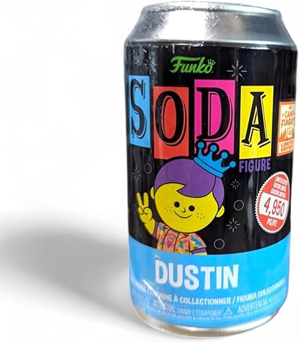 Funko Soda de vinilo: Camp Fundays 2023 - Freddy as Stranger Things Dustin - Luz negra - (limitado a 4950 piezas) sellado