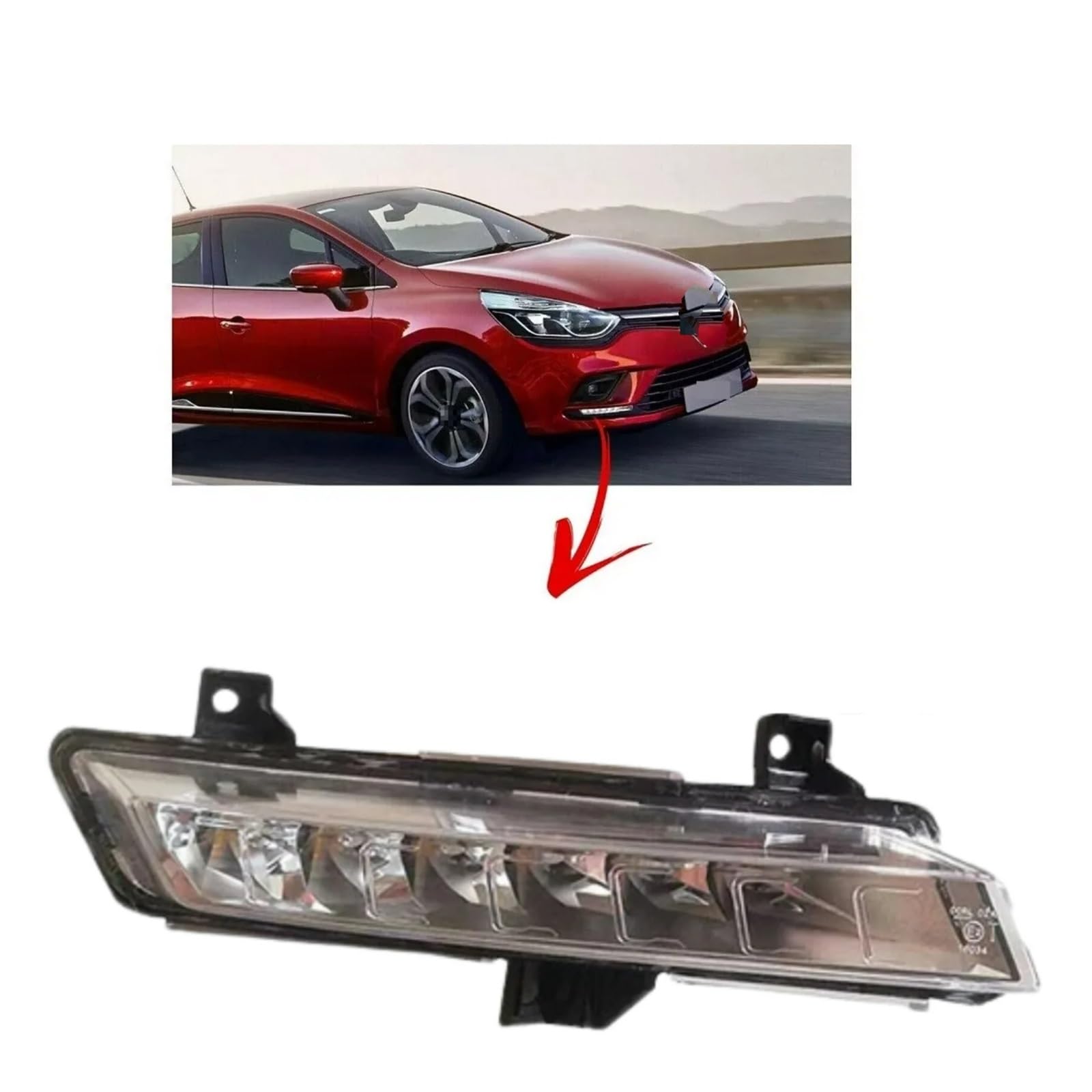 Phares Avant Pour Clio IV 2017-2020 Feux Diurnes 266051034R 266007864R Phare Principal(Droite)