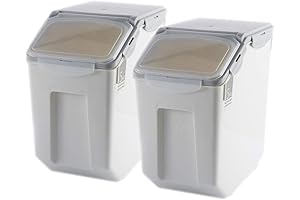 Grain and Rice Storage Bin Set for Horse Feed