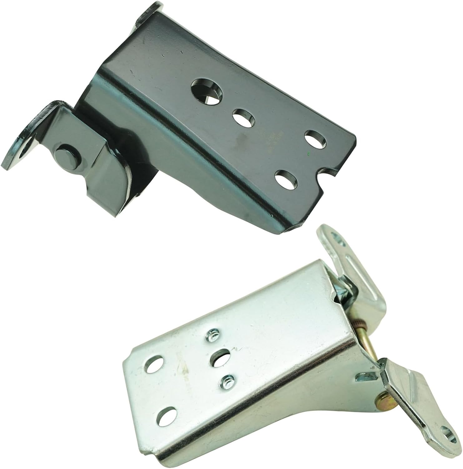 TRQ Front Upper & Lower Door Hinge Compatible with 1980-1996 Ford Bronco F-150 1980-1997 F-250 1997 F-250 HD F-350 1980-1983 Fairmont 1981-1982 Granada 1980-1982 Thunderbird Mercury Cougar