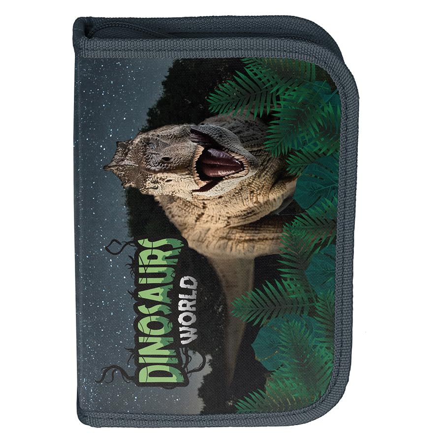 Paso PP23DZ-P001BW Dinosaur Pencil Case Multi-Coloured, Multi-coloured
