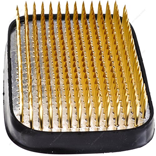 M.V. Trading Japanese Ikebana Kenzan Flower Frog Square, 3 x 2½ Inches, 276 Pins