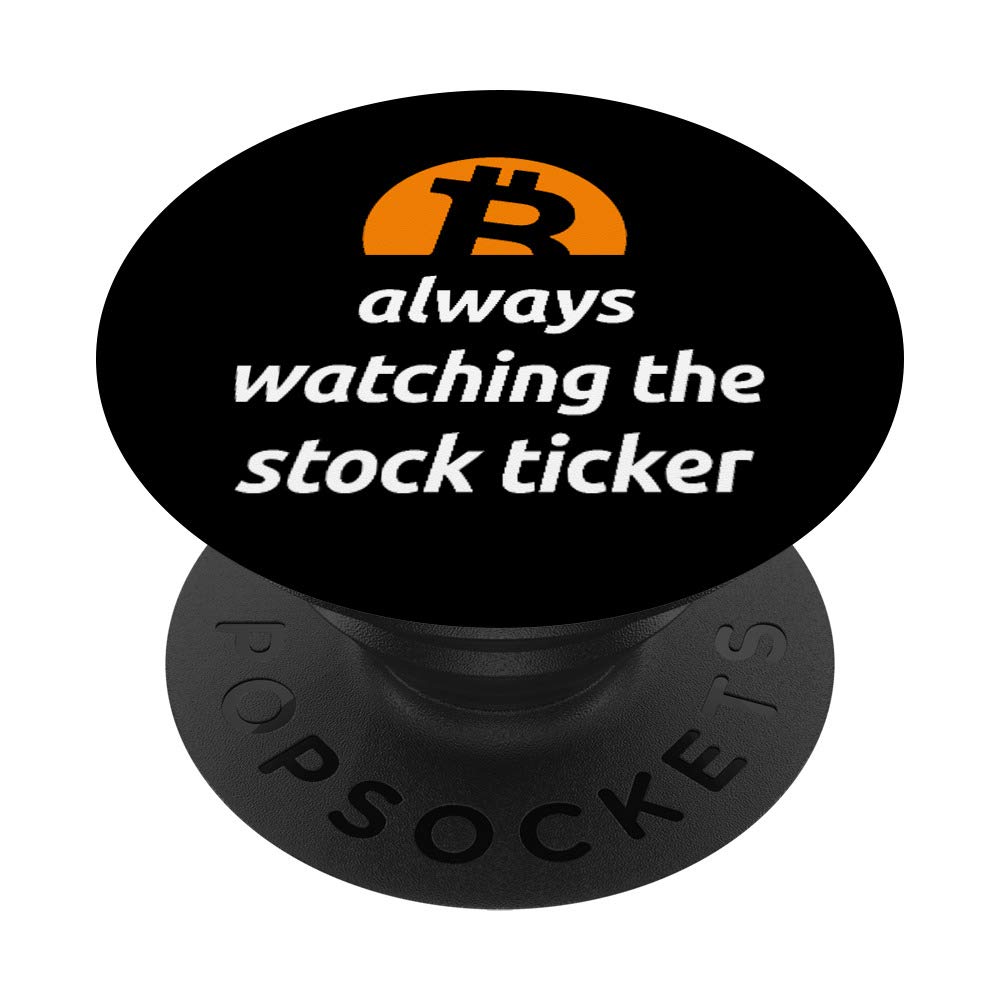 Bitcoin Ticker Cryptocurrency Coin Blockchain Trading Stock Popsockets  Swappable Popgrip | Desertcart Seychelles
