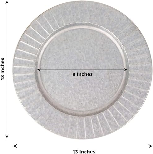Miniatura 3 de Efavormart - Cubo redondo de metal galvanizado rústico de 10.0in con asas doradas, florero, bodas temáticas, granja y cubo de hielo