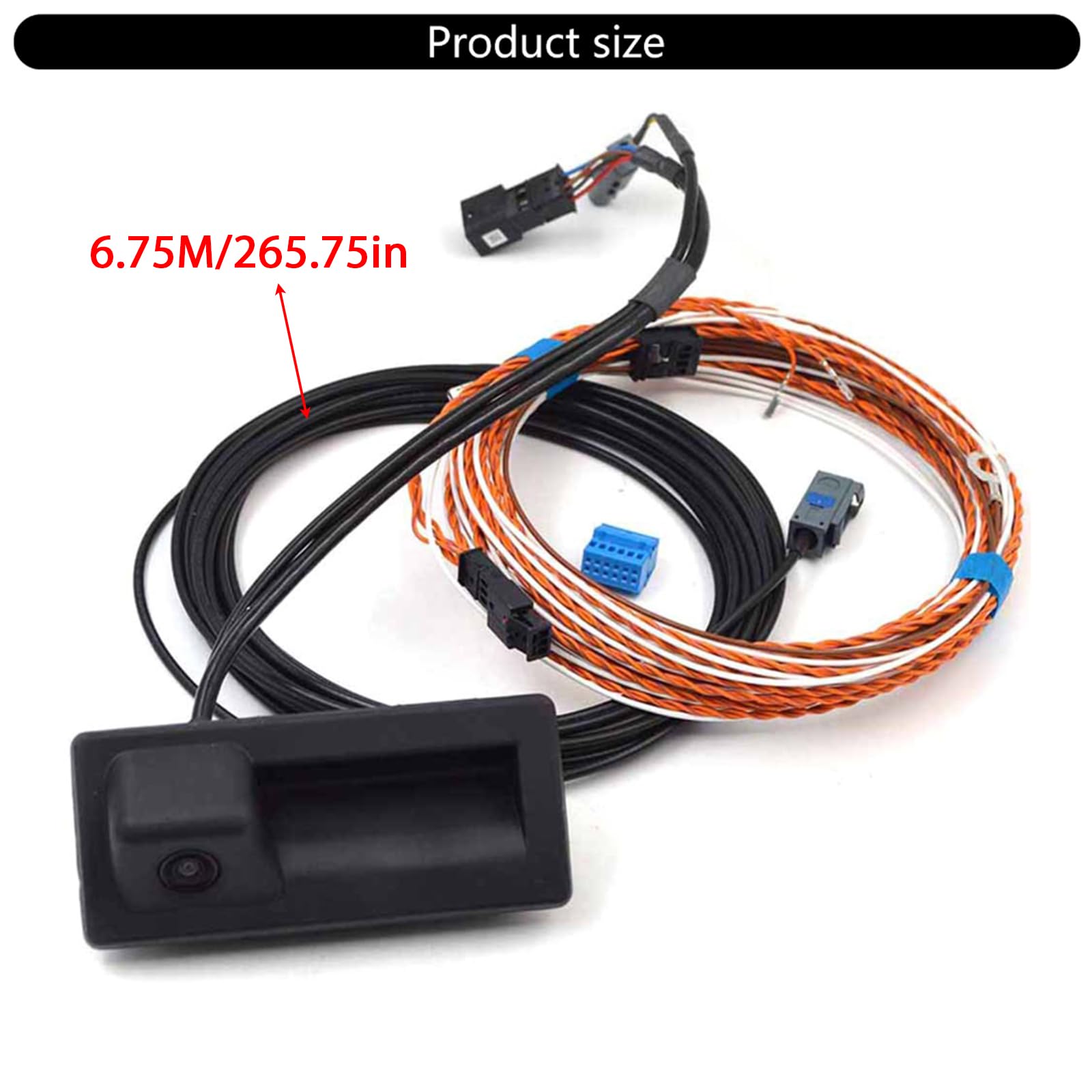 3V0827566L - Accessorio per auto, con impugnatura per bagagliaio, con linea di guida