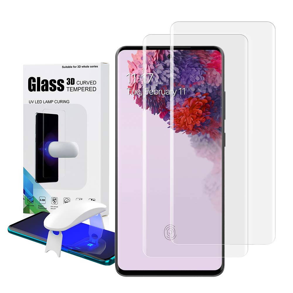 Feitenn Pack Galaxy S20 Plus Tempered Glass Samsung S20