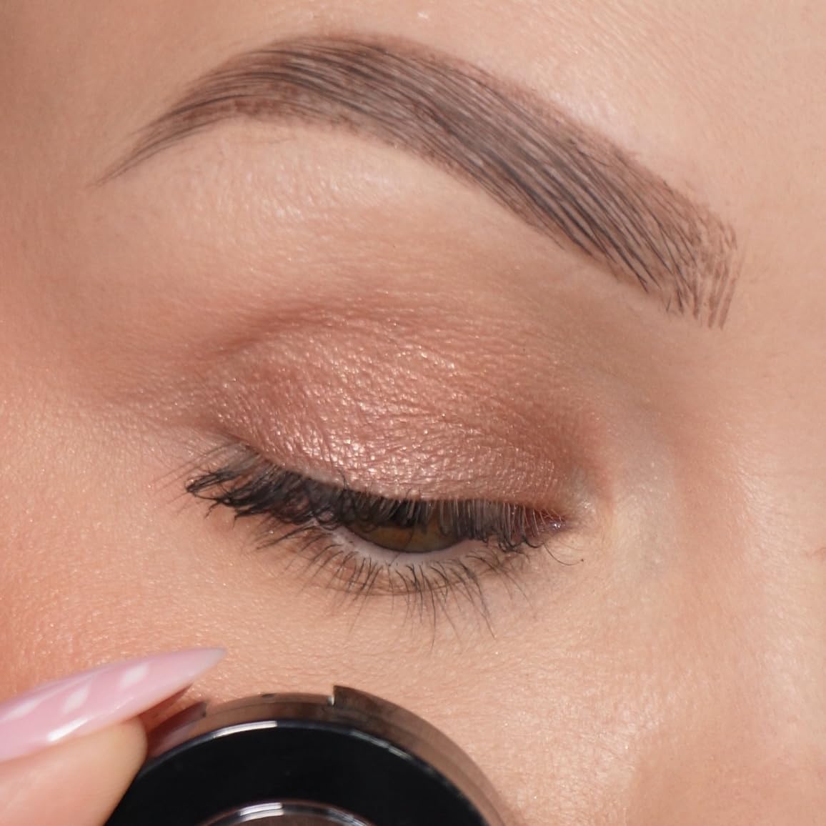 Sandstone Scandinavia Eyeshadow for Sensitive Eyes, Brown Shimmer Eyeshadow with Long Durability, Allergy Certified, Fragrance-Free and Vegan Eye Make-Up, Hypoallergenic Make-Up (584 Dark Bronze) - Image 8