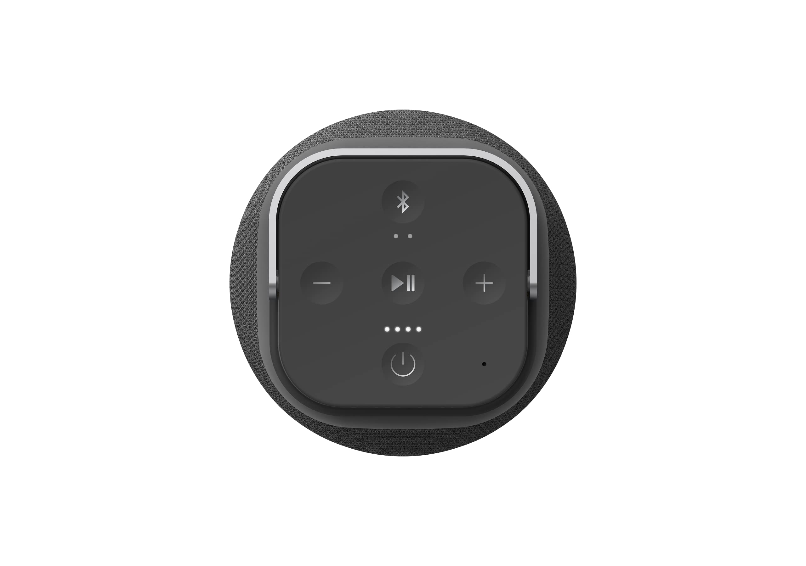 GRUNDIG BT Speaker Connect 360 Enceinte Bluetooth, boîte à Musique, Son à 360°, portée jusqu'à 30 m, autonomie jusqu'à 20 Heures, indicateur de Batterie LED, Station de Charge, Microphone, Noir