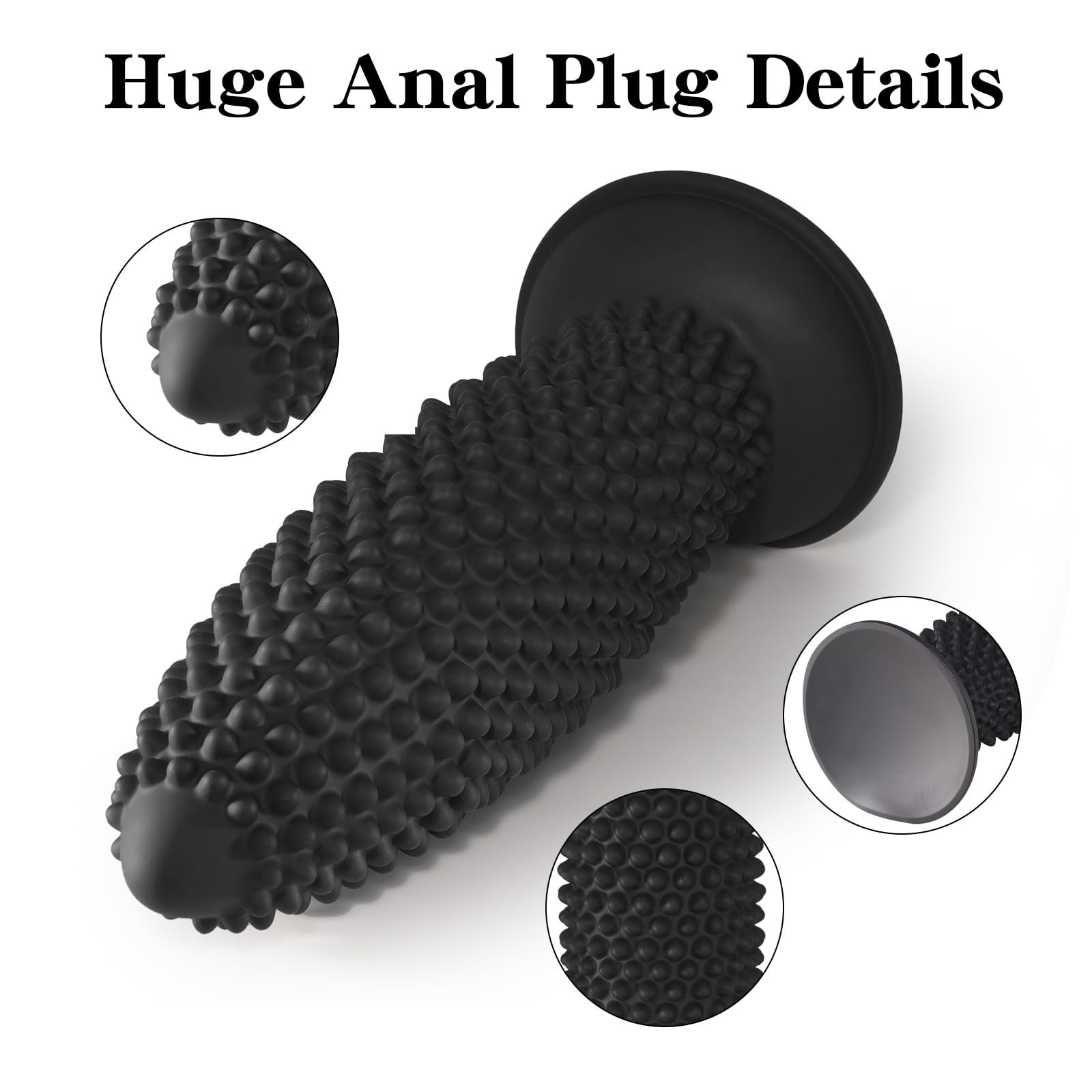 Plug Anal Énorme de 35cm, Gode Anal Géant Silicone XXXL pour Avancé