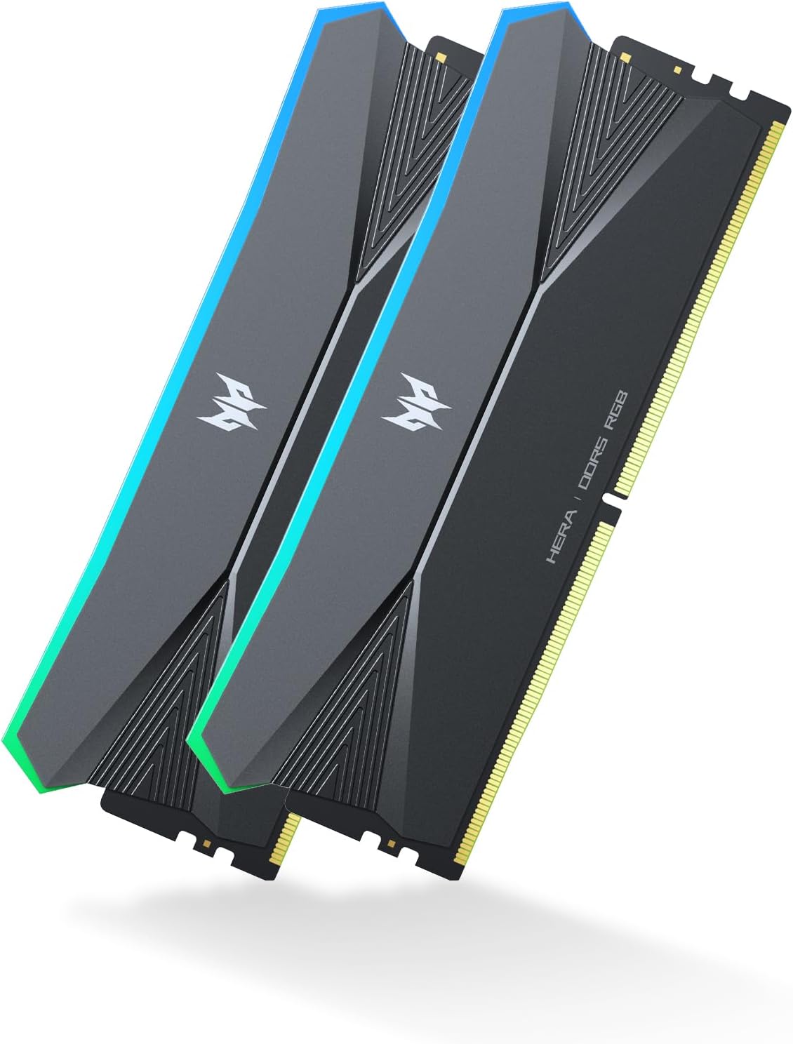 Acer Predator Hera DDR5 RGB RAM 32GB (16GBx2) 6400MHz CL32 Computer Memory (PC5-51200) AMD EXPO Intel XMP Compatible, Black