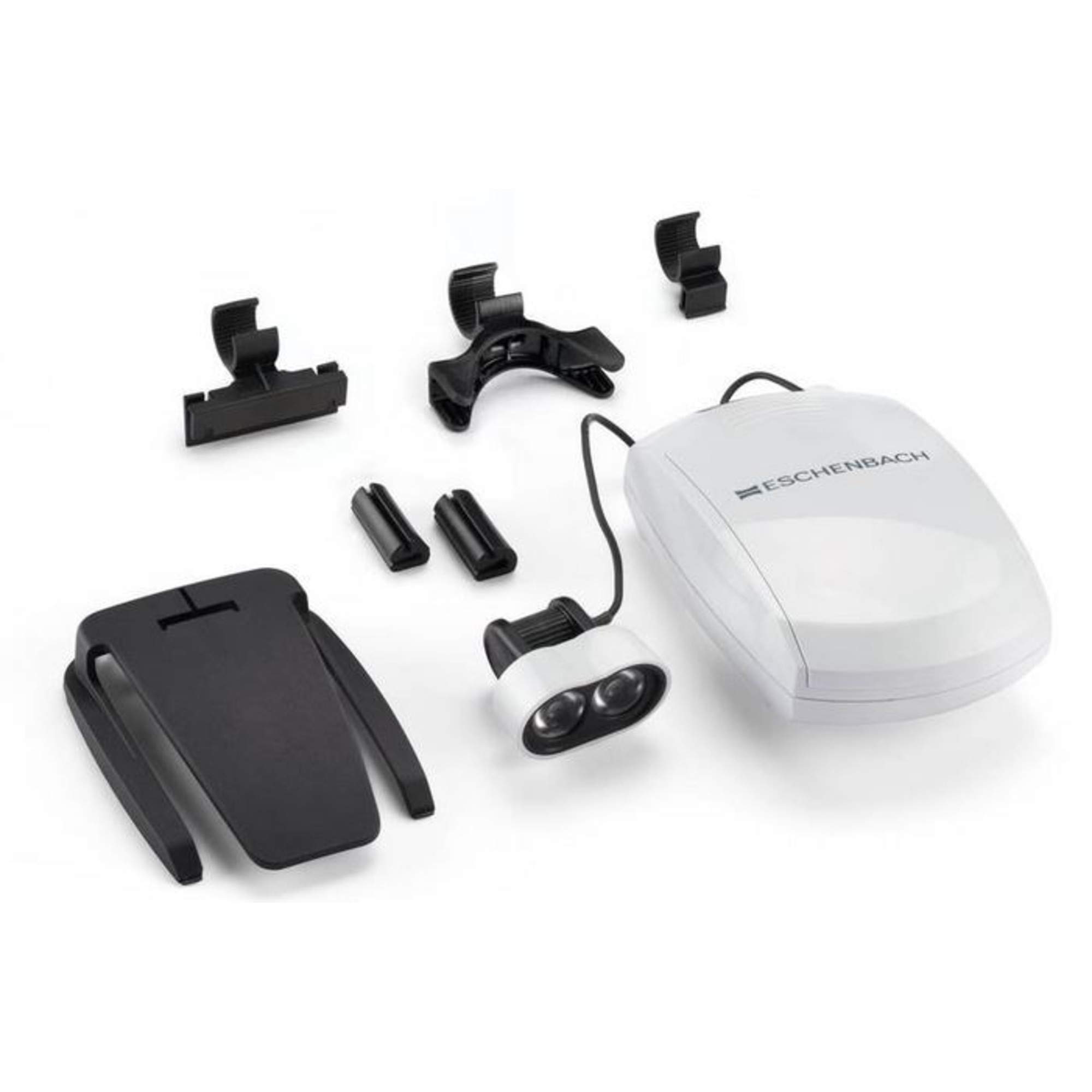 ESCHENBACH OPTIK headlightLED individuelle Beleuchtung, Zubehör für Kopfbandlupe laboCOMFORT, Lupenbrille maxDETAIL und Leseglas combiPLUS