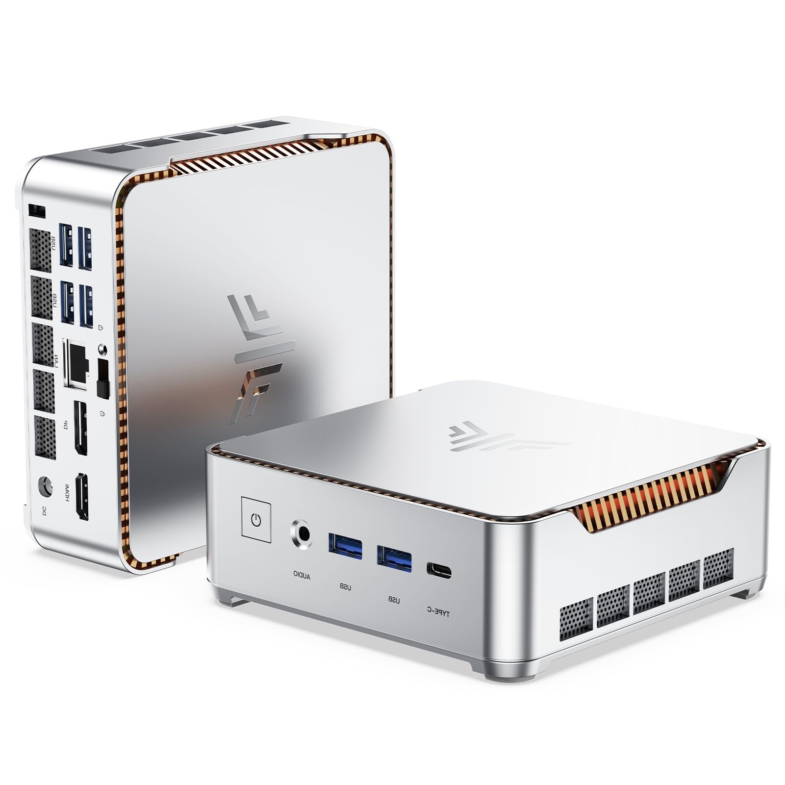 KAMRUI Hyper H2 Mini Gaming PC, in-tel Core i9-11900H (Beat 1195G7/5825U, up to 4.9GHz) 32GB RAM 1TB SSD Mini Desktop Computers, Triple 4K Display 6*USB3.2, USB-C, HDMI, DP, WiFi6, BT5.2, Office Home