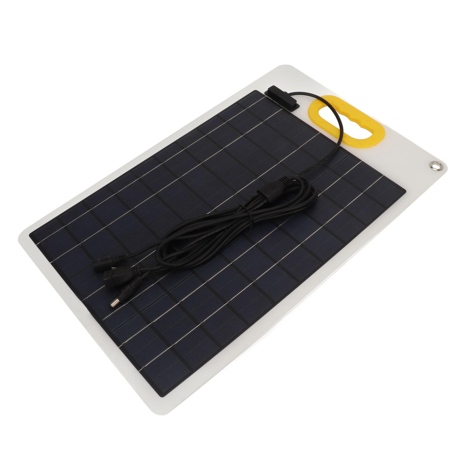 Pannello Solare Portatile da 100 W, Caricabatterie da Pannello Solare da 100 W Efficiente DC 12 V 24 V 5 A per Fotocamere, Escursioni, Telefoni Cellulari, Campeggio