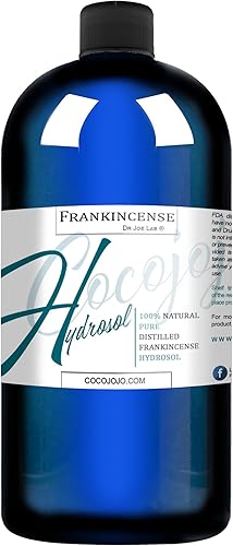 Tónico en aerosol de hidrosol de incienso para la cara, limpieza de agua floral hidratante para hidratación, hidrosol de incienso puro y natural