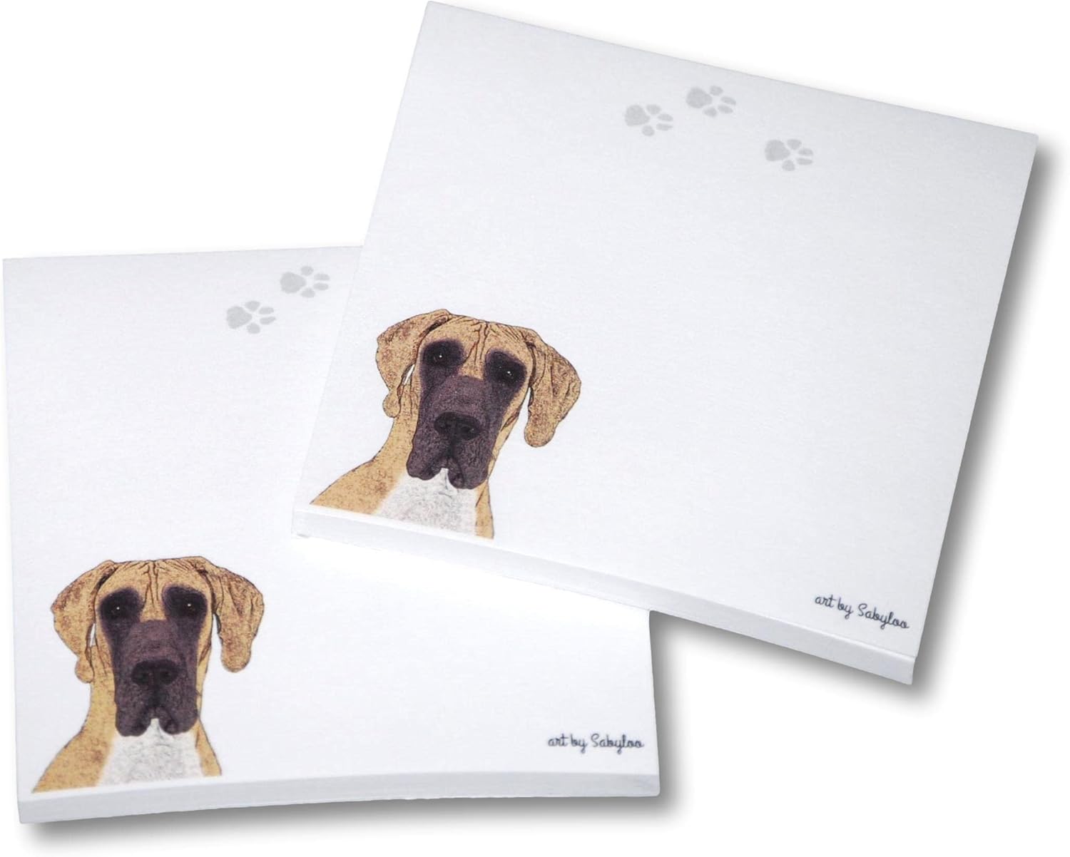 Great Dane Sticky Notes Notepad - Fawn - 100 Sheets