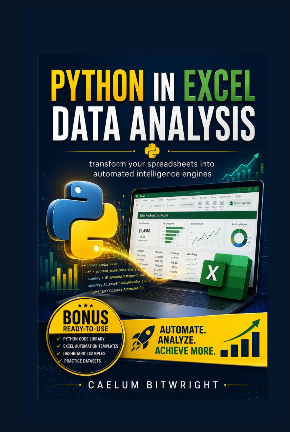 Python in Excel Data Analysis: Transform Your Spreadsheets into Automated Intelligence Engines (The Caelum Protocol)