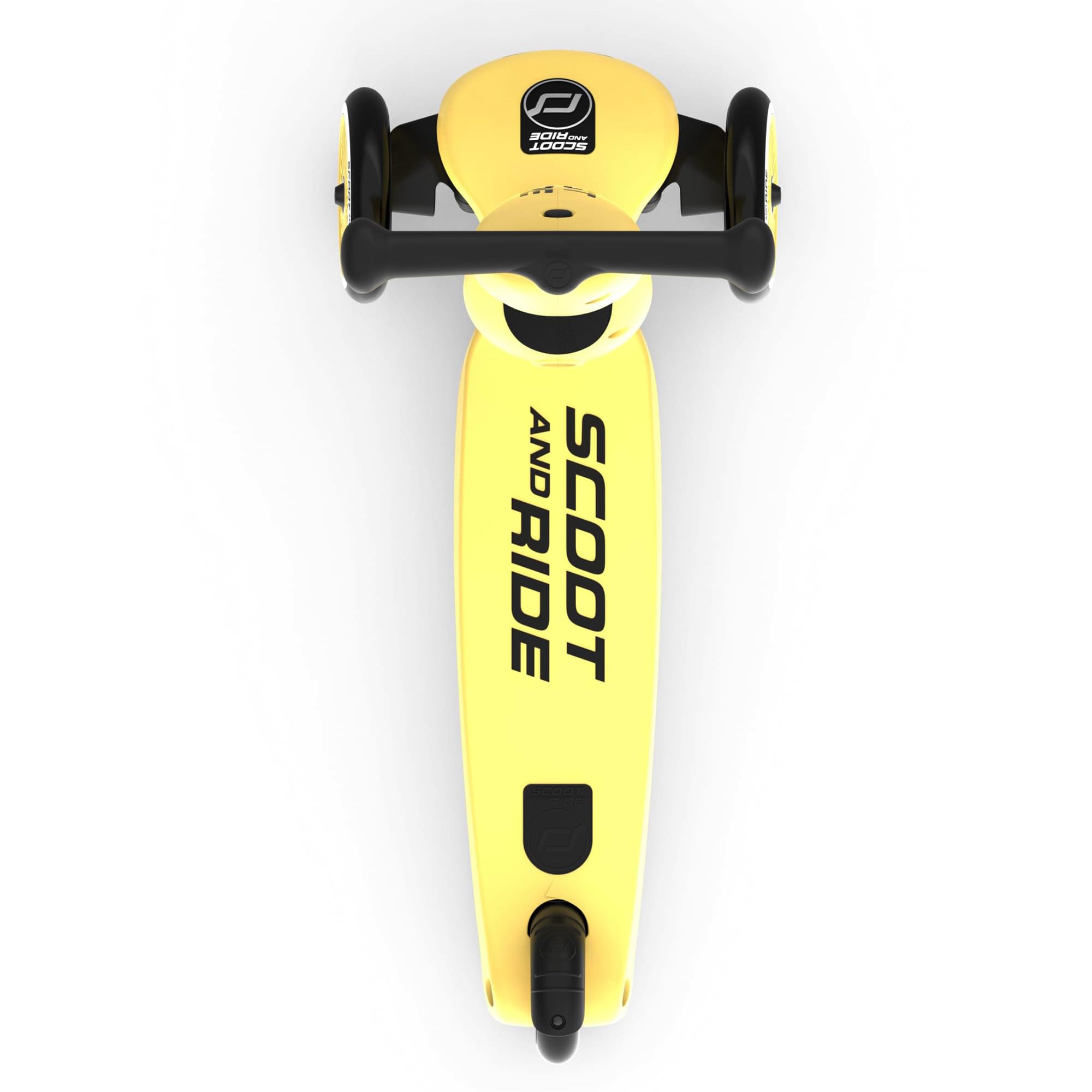 Personalizzato Scoot and Ride Highwaykick 1 Limone – 2-in-1 con seduta & regolabile in altezza – per bambini da 1 a 5 anni
