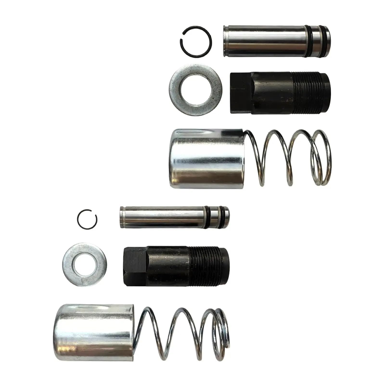 Pozioma pompa podwójna, podnośnik poziomy, | Cylinder pompy olejowej, tłok podnośnika(A and B)