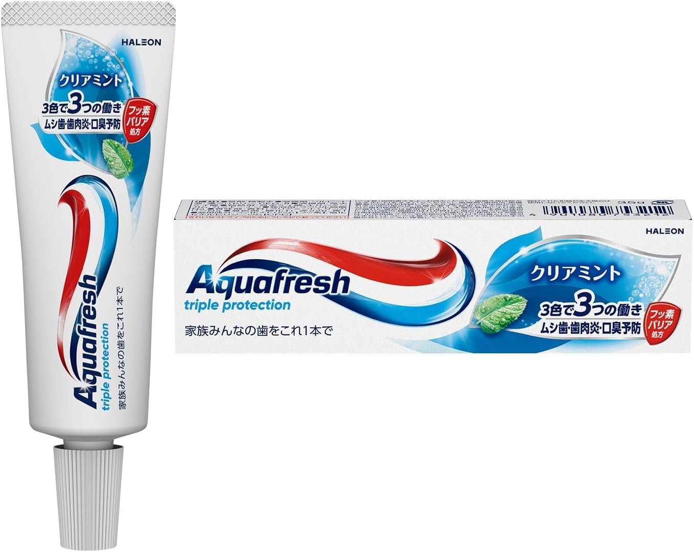 Amazon | アクアフレッシュクリアミント35g 1個×5個 | アクア | 大人用