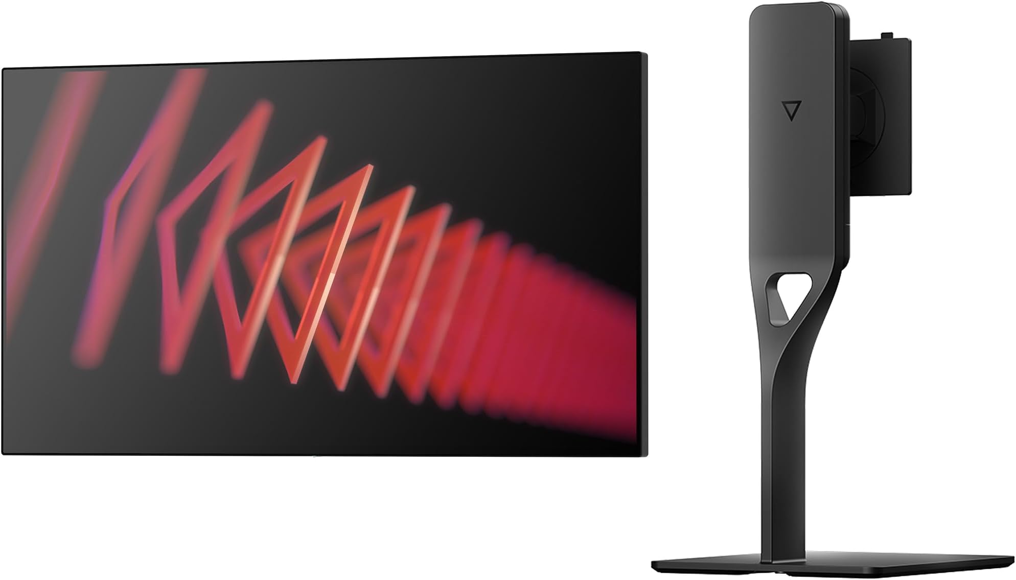 DOUGH Spectrum One 27-Inch Gaming Monitor - 4K HDR, 144Hz Refresh Rate, 1ms Response, IPS Panel, Freesync Premium Pro, USB-C Docking, DisplayPort, HDMI (Eve Spectrum) (Monitor with Stand, Glossy)