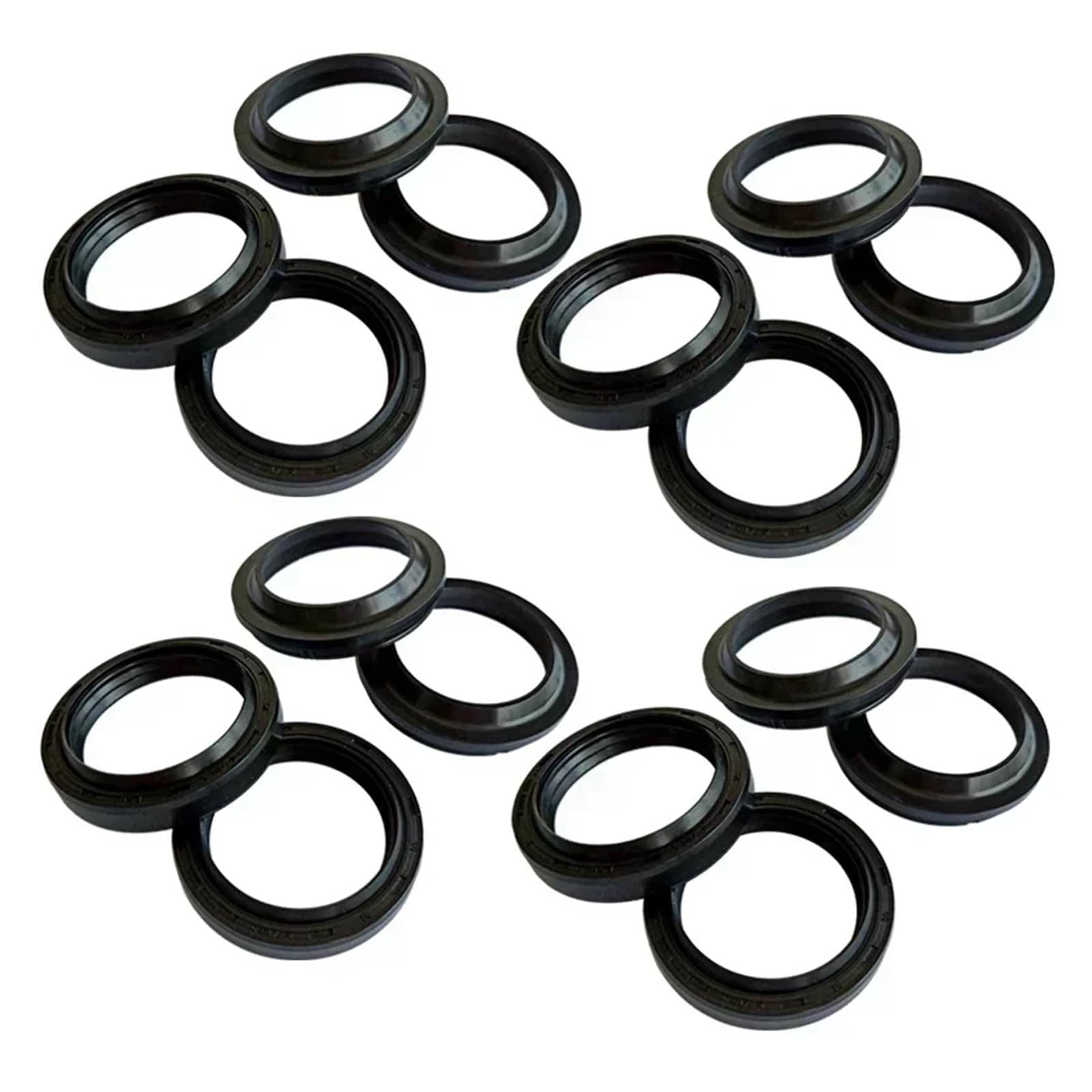 39x51x8/10.5 39 * 51 Retenedores del sello de aceite del eje del amortiguador de la horquilla delantera 39 51 Cubierta antipolvo for TECH SUSPENSION 39 PITBIKE 2013-2016 15(8pc Seal 8pc Cover)
