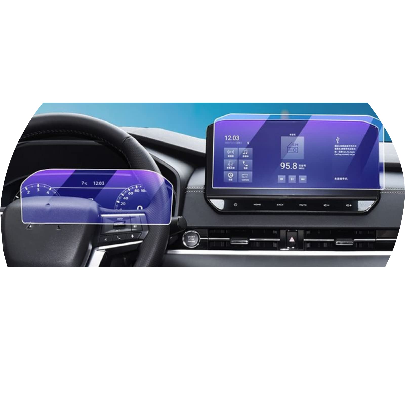 Protection verre trempé Mitsubishi Outlander écran LCD haute finition