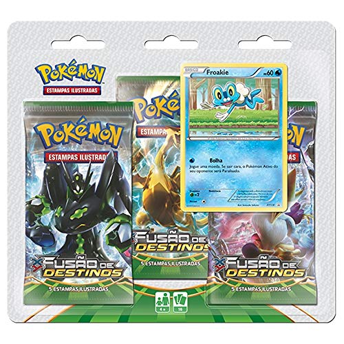 Pokemon Triple Pack XY 10 Fusão de Destinos - Copag