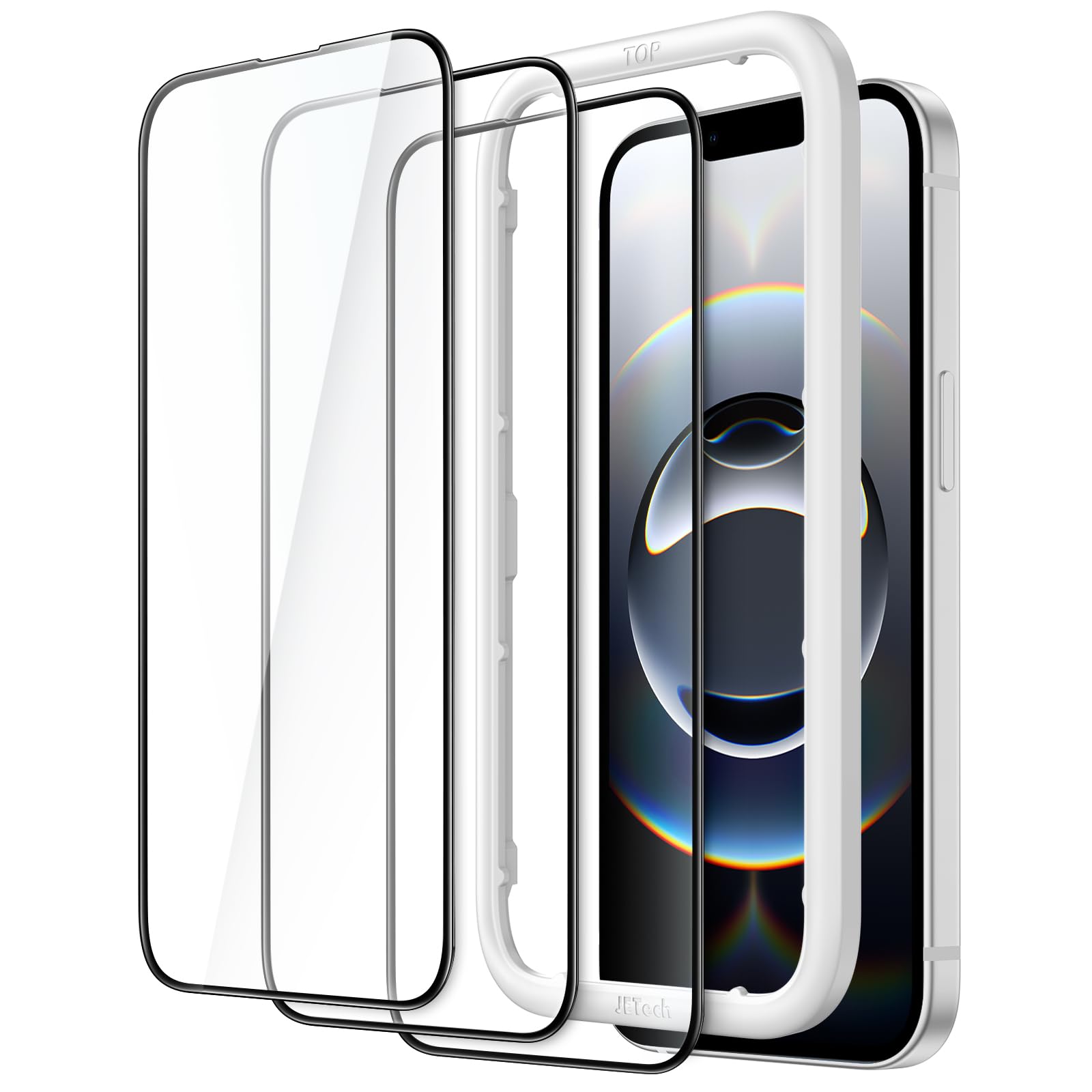 Apple - 新品　iPhone12 64GB ブラック　ケース・ガラスフィルムセット Amazon | JETech iPhone 16e 2025, iPhone14 6.1インチ用全面