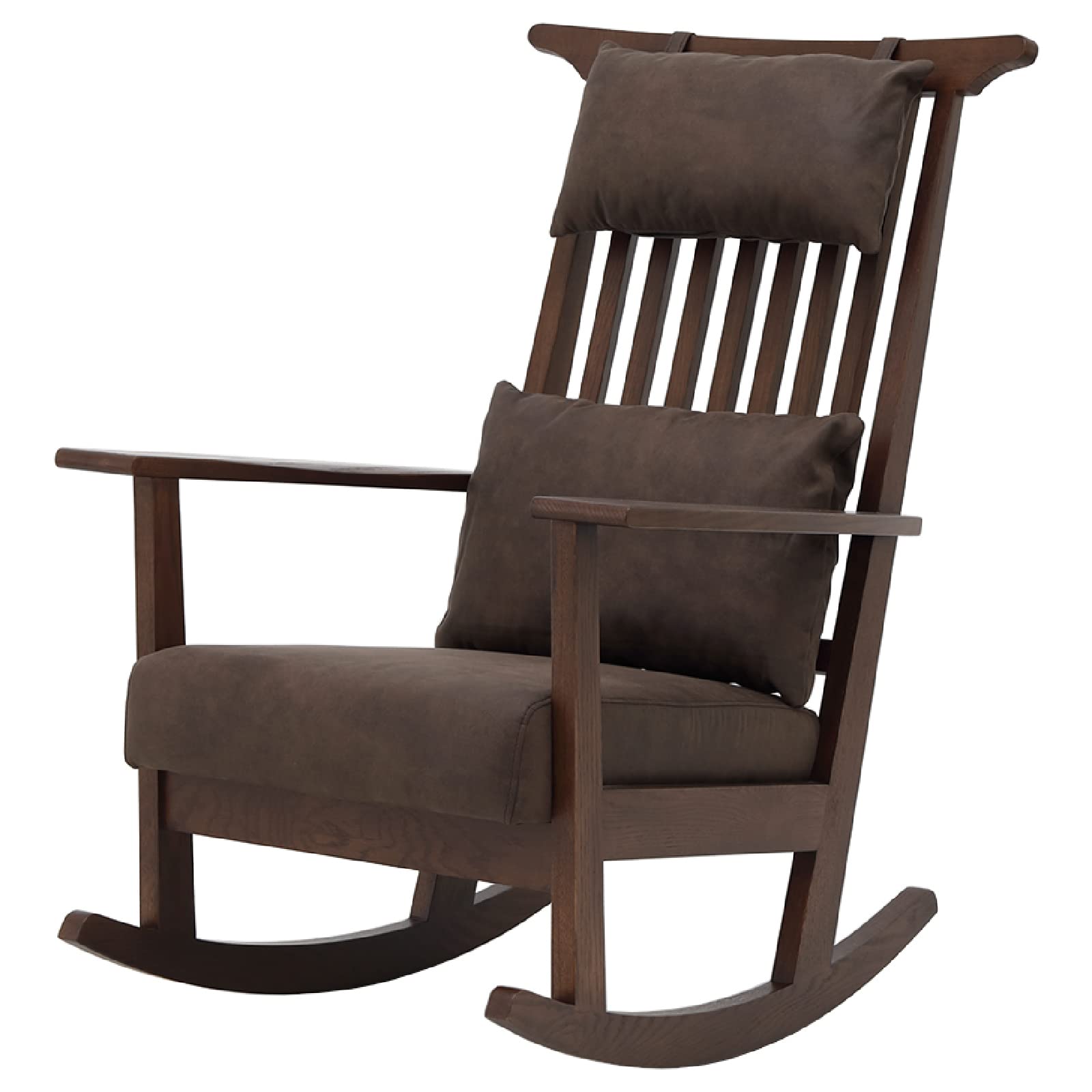 ヴィンテージダークブラウン ロッキングチェア Amazon｜tac INTERIOR ロッキングチェア 木製 天然木 レッドオーク